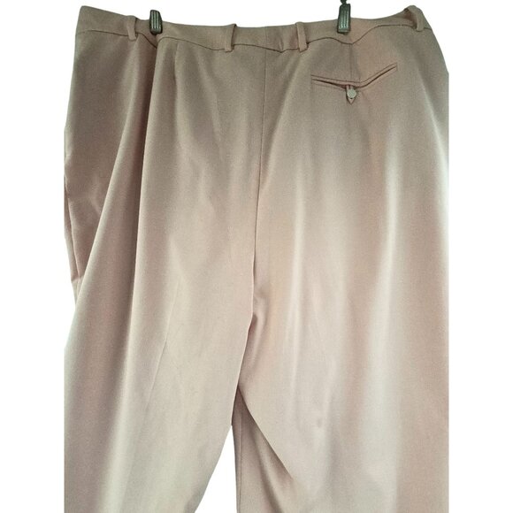 Calvin Klein Women's Dress Pants Cropped Flat Front Pink Size 18 Career Office - Picture 6 of 8